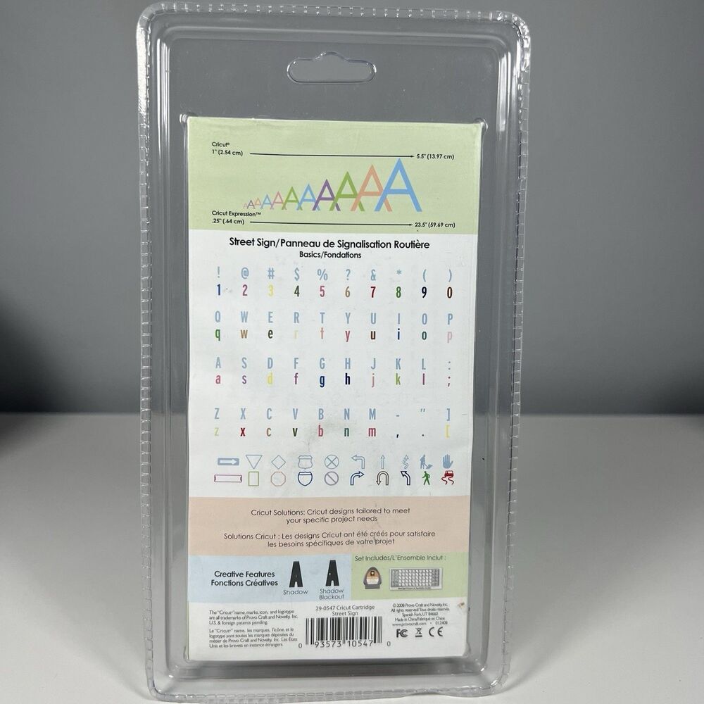 Cricut Street Sign Cartridge Up to 200 Images Brand New And Sealed! - Picture 4 of 4